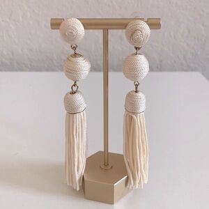 Cream Color Drop Earrings by SugarFix by BaubleBar